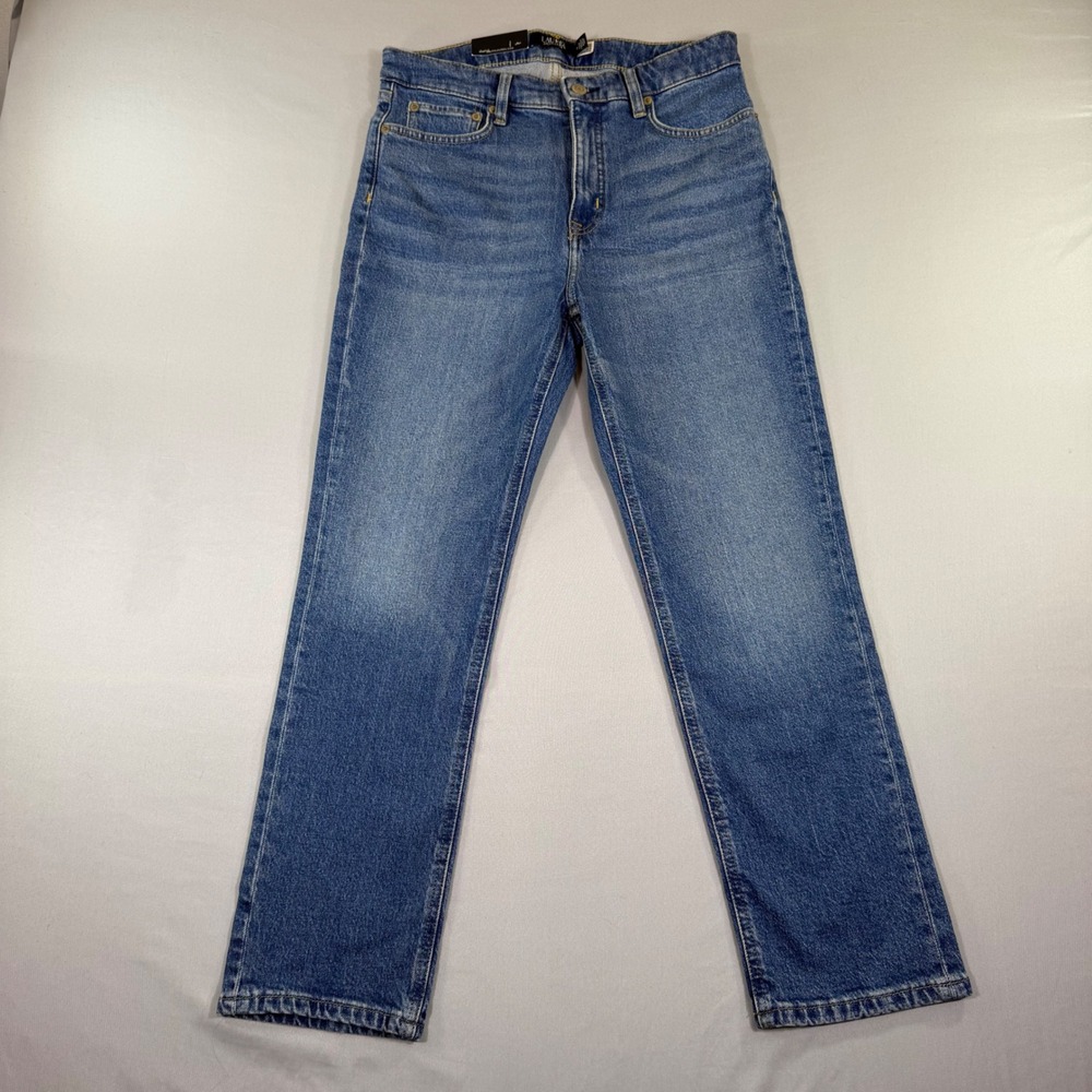 Lauren Ralph Lauren High-Rise Straight Jeans Size 10 Ankle Quiet Luxury New